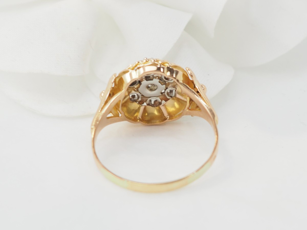 Antique Yellow Gold Ring -photo-4