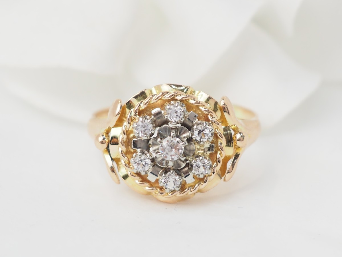 Antique Yellow Gold Ring -photo-2