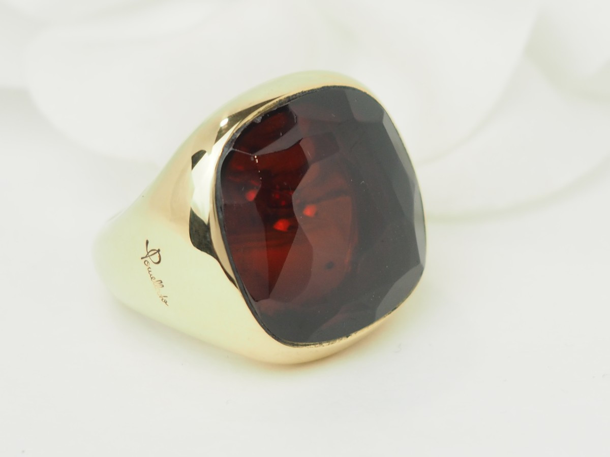 Bague Pomellato Victoria en or jaune et Grenat almandin-photo-4