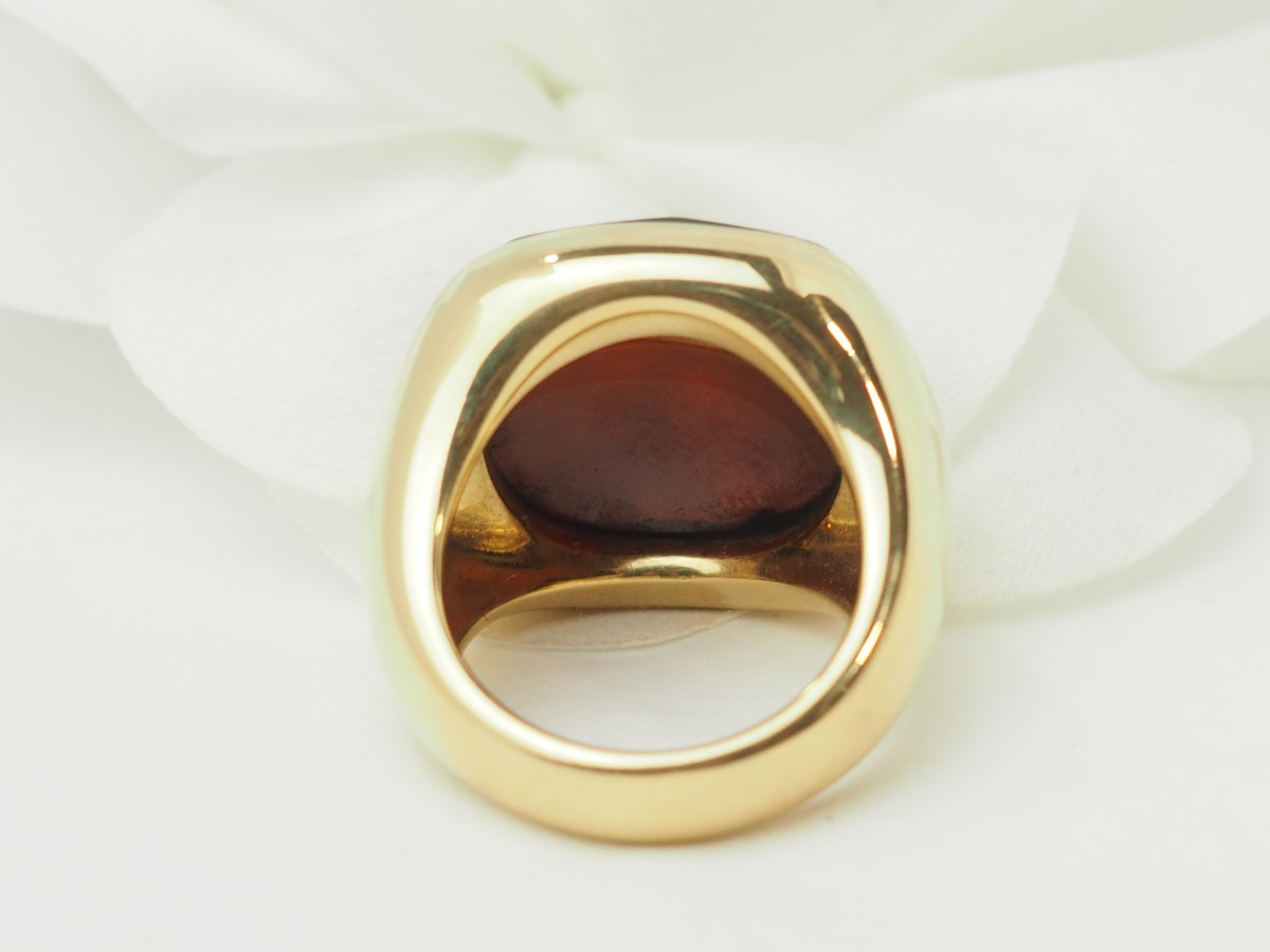 Bague Pomellato Victoria en or jaune et Grenat almandin-photo-3