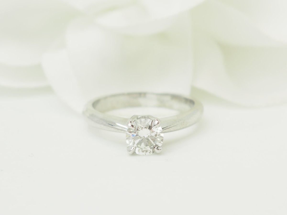 0.78 Carat Lfg-certified Diamond Solitaire In White Gold-photo-4