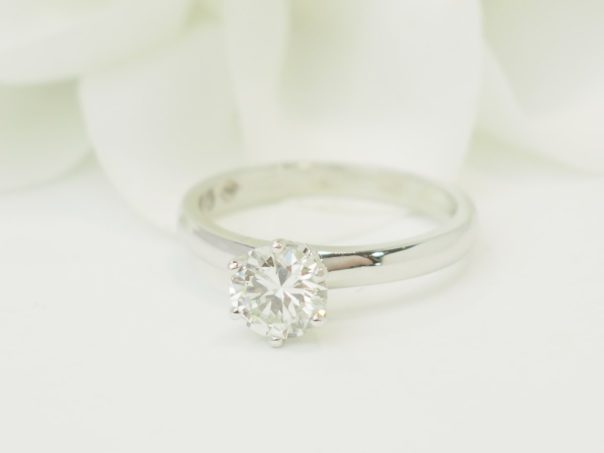 0.94 Carat Lfg-certified Diamond Solitaire In White Gold-photo-1