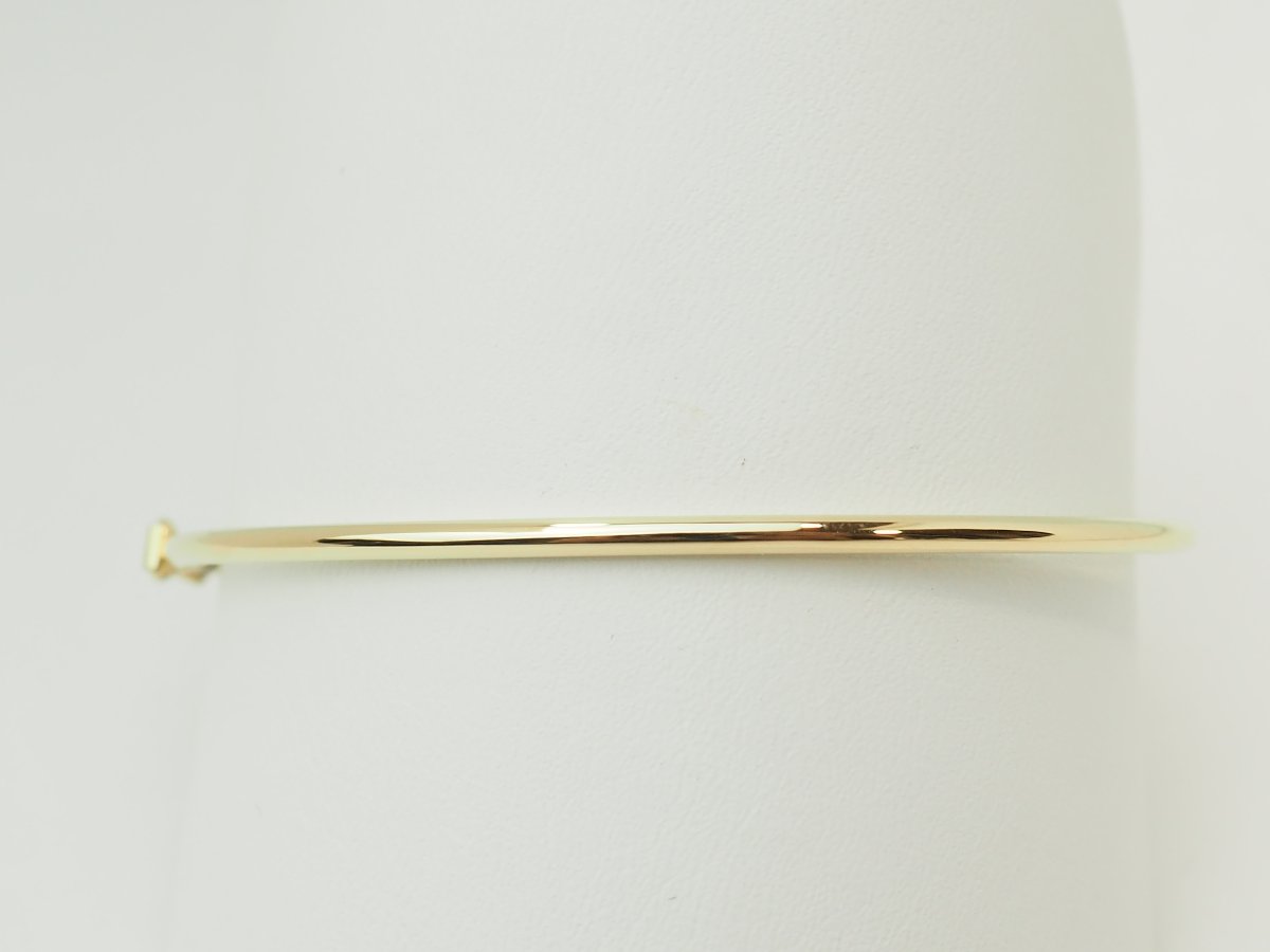 Bracelet jonc flexible en or jaune 18kt