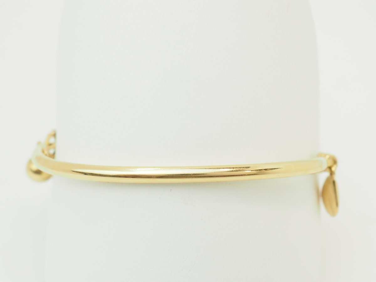 18-karat Yellow Gold Charm Bracelet – Heart, Seashell, And Pearl Charms-photo-4