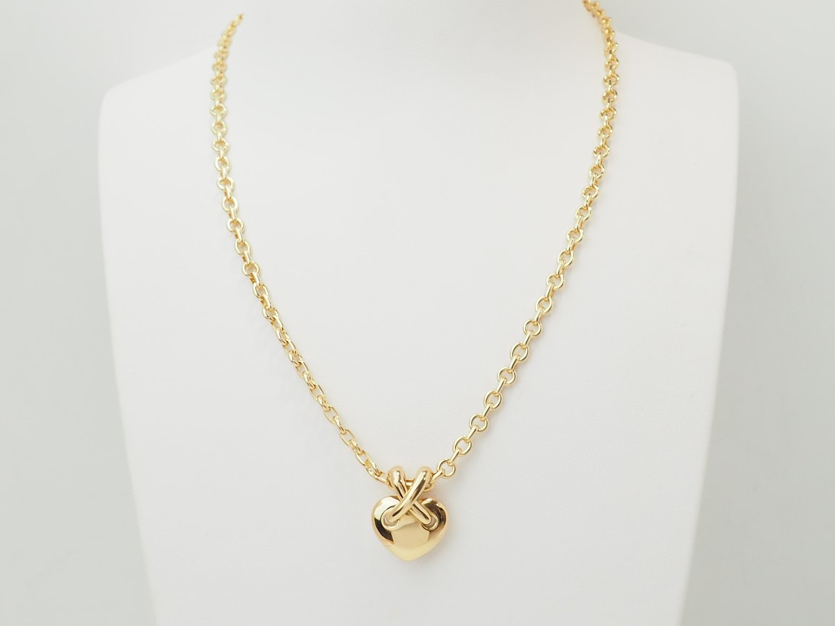 Collier Chaumet cœur Liens or jaune-photo-3