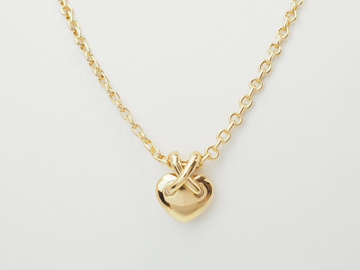 Collier Chaumet cœur Liens or jaune-photo-4