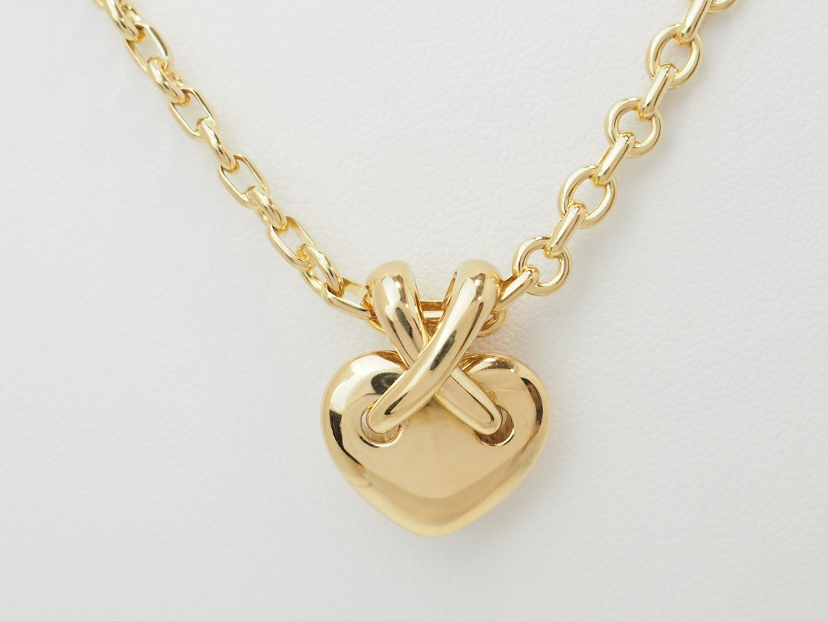 Collier Chaumet cœur Liens or jaune-photo-6
