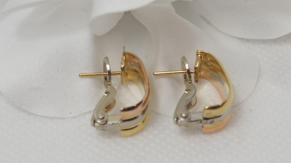 Three Gold Earrings-photo-4