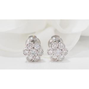 Earrings In White Gold And Diamonds