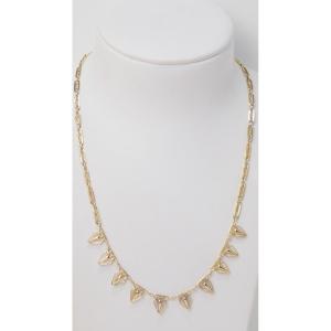 Drapery Necklace In Yellow Gold