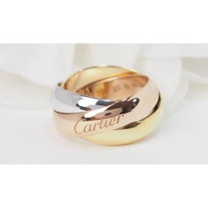 Cartier Trinity 3 Gold Xl Ring 