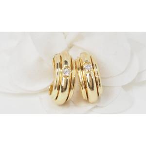 Piaget Possession Earrings In Yellow Gold And Diamonds