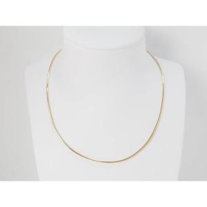 Collier Oméga En Or Jaune