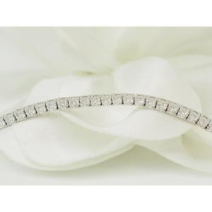 River Bracelet In White Gold And Diamonds 1.84ct