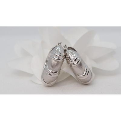 White Gold Earrings