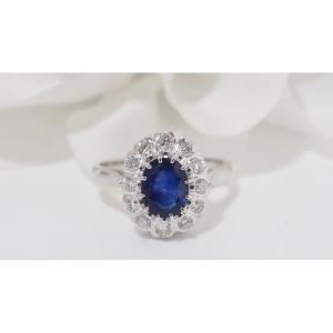 Entourage Ring In  Gold, Sapphire And Diamonds