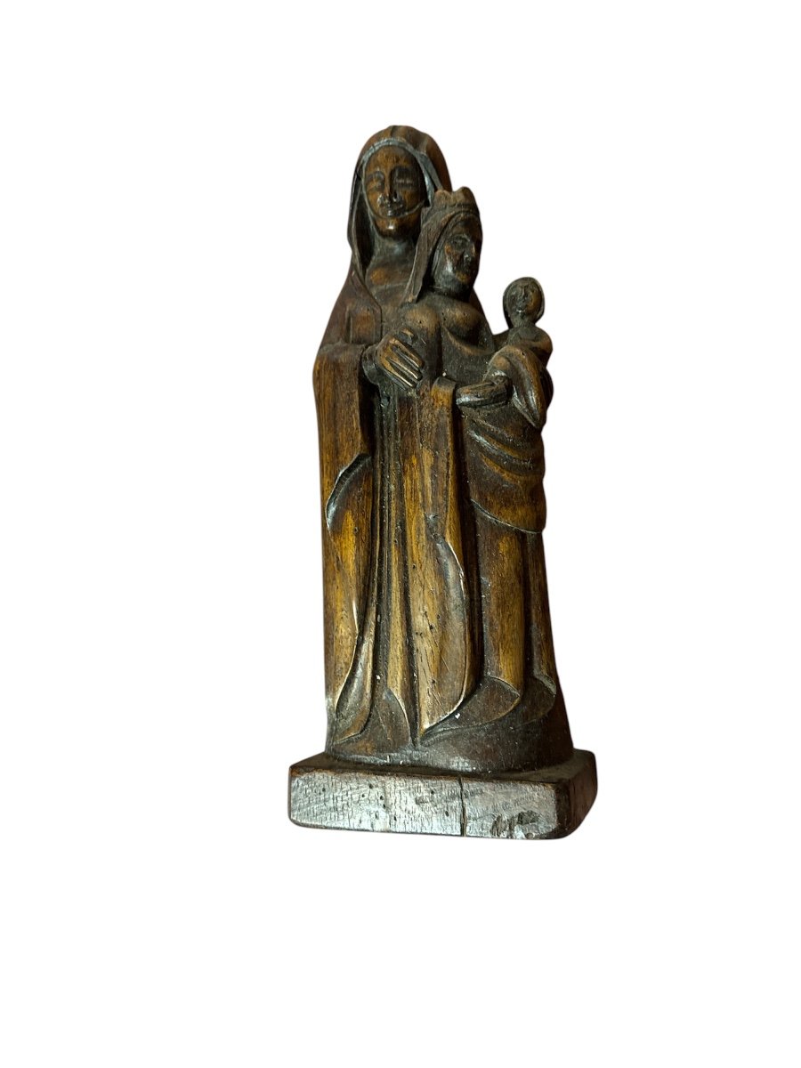 Proantic: Statue Of Saint Anne Of The Trinity