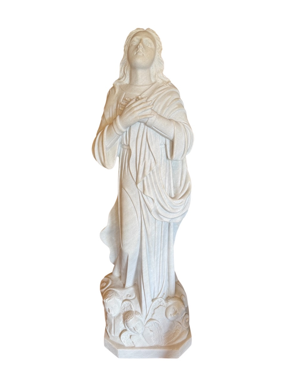Vierge en marbre de carare