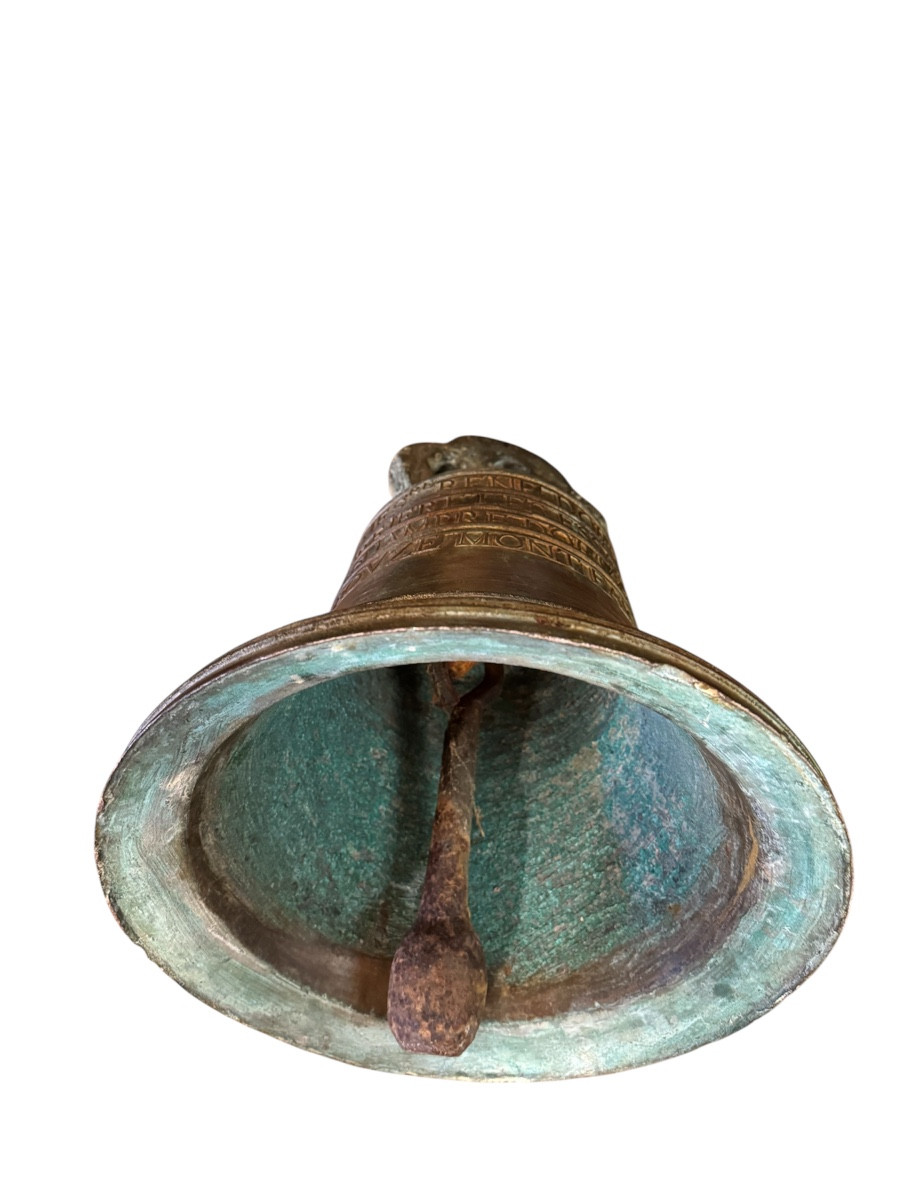 Cloche en bronze XVII eme-photo-4