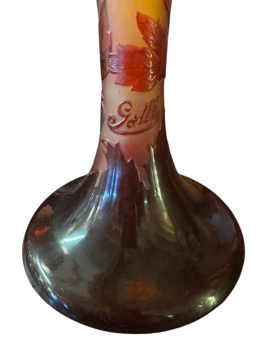 E. Gallé Lamp Base -photo-4