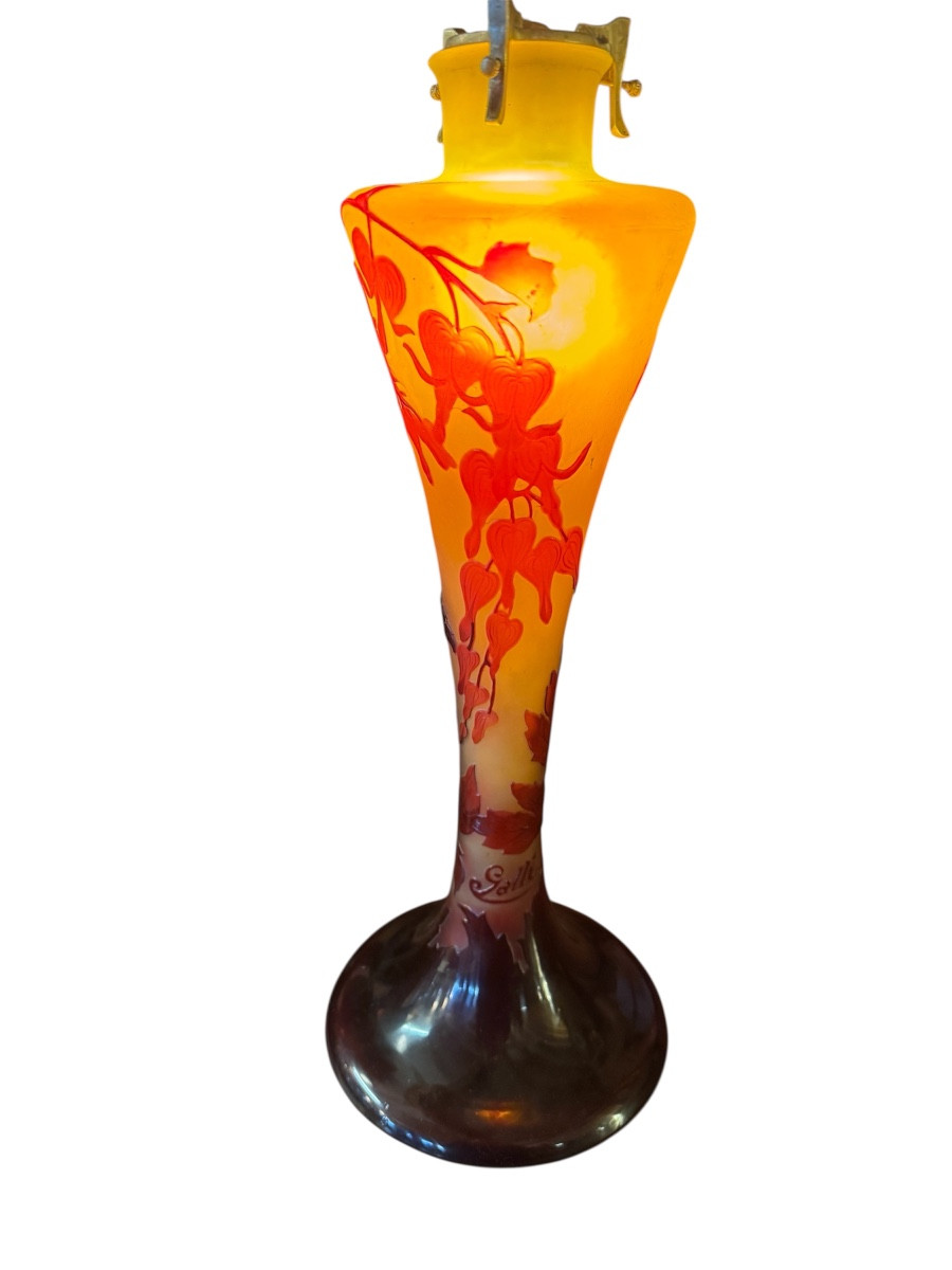 E. Gallé Lamp Base -photo-2