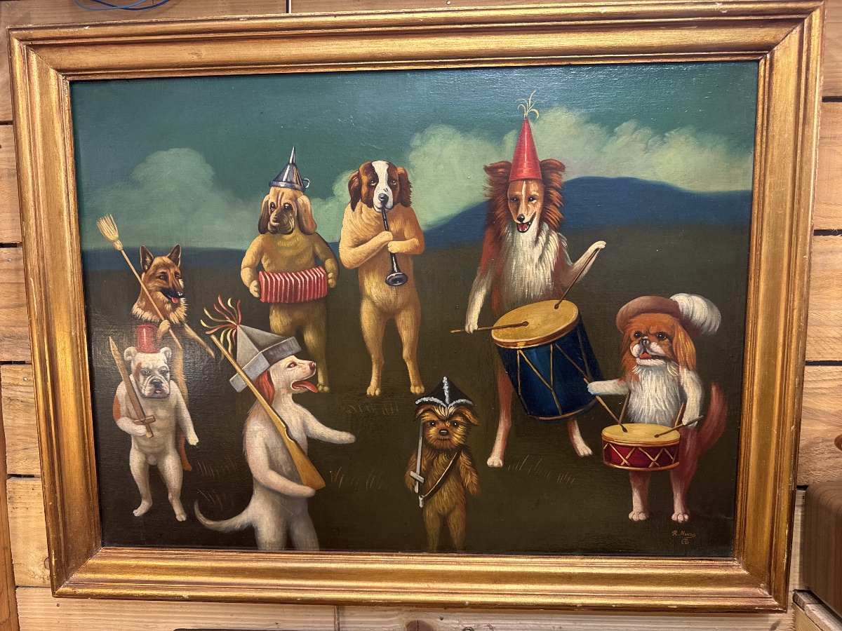 Oil On Canvas, 20th Century, Signed R. Navas