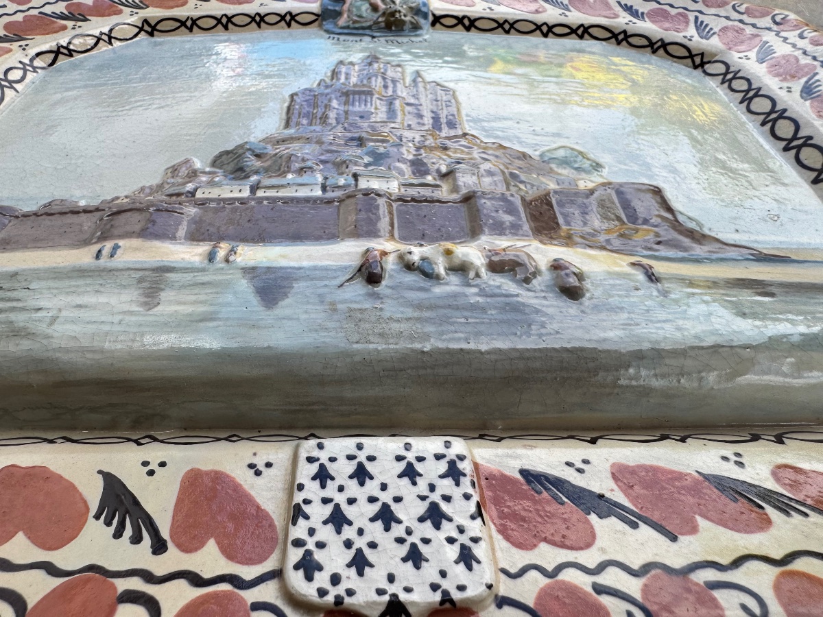 19th-century Porquier-beau Earthenware Dish-photo-4