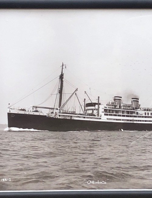 Photograph Of Beken Of Cowes Steam Boat “orinoco”