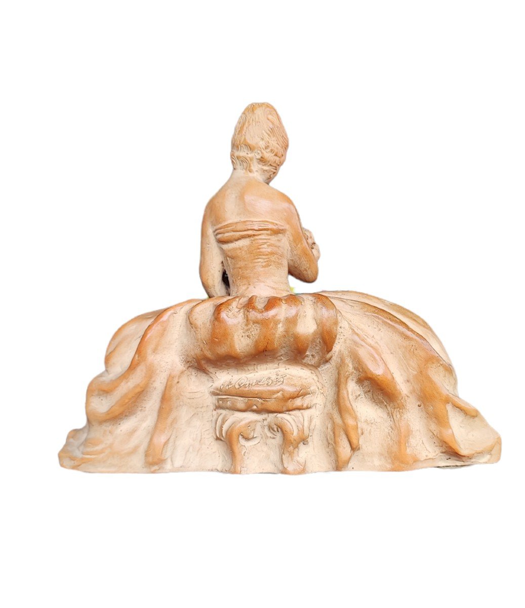 Sculpture De Femme Style Louis XVI-photo-3