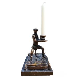 Animal Bronze Candlestick