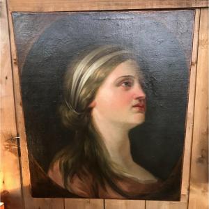 Oil On Canvas, Eighteenth Century Woman
