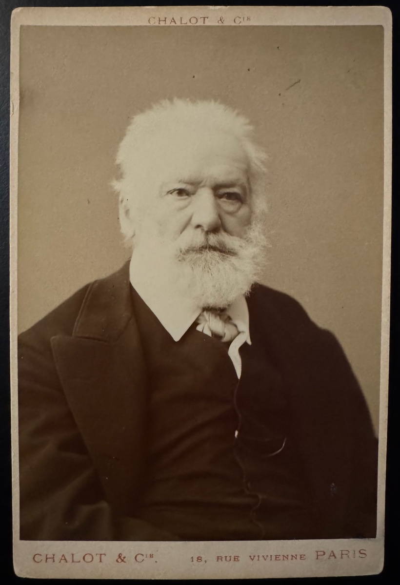 Victor Hugo - Original Photograph By Chalot. Albumen Print. 1884. -photo-2
