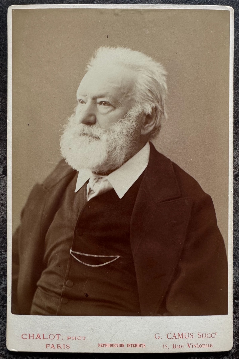 Victor HUGO - Photographie originale par Chalot. Tirage albuminé. 1884.-photo-2