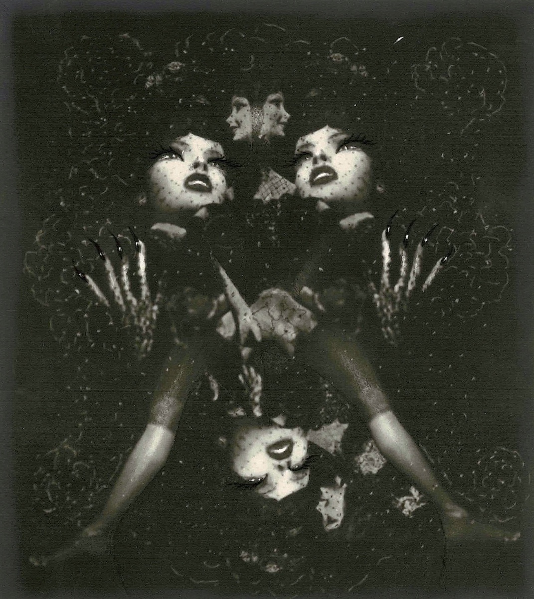 Pierre MOLINIER - Photomontage original. « Vision»