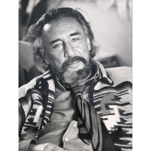 Romain GARY - Photographie originale.  Tirage argentique numéroté