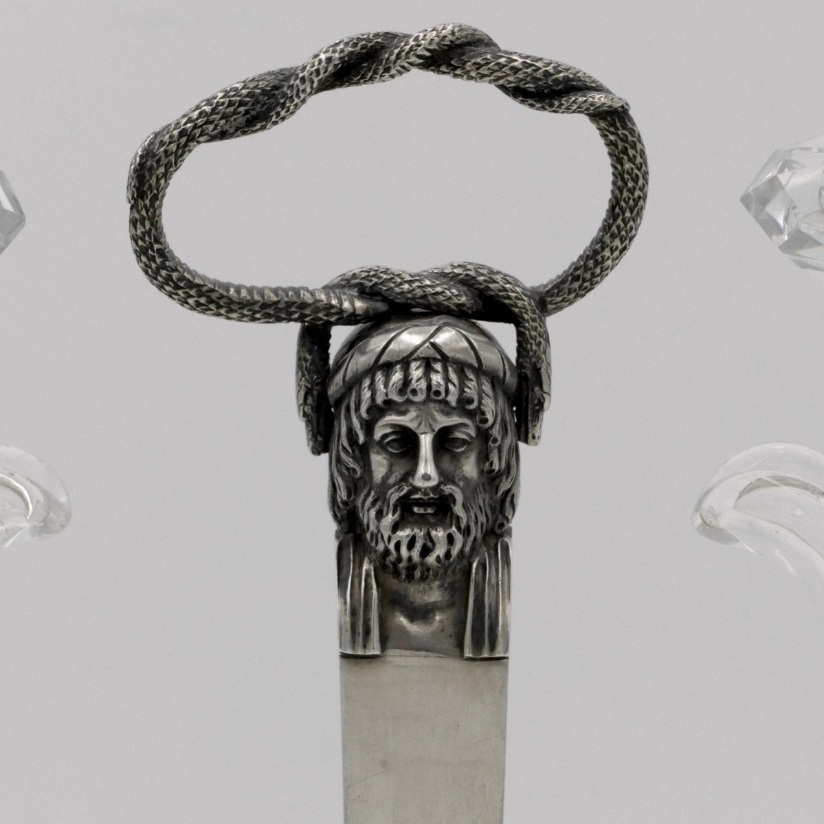  Huilier Vinaigrier &eacute;poque Empire En Argent Massif, Poin&ccedil;on Coq (1798 -1809).-photo-3