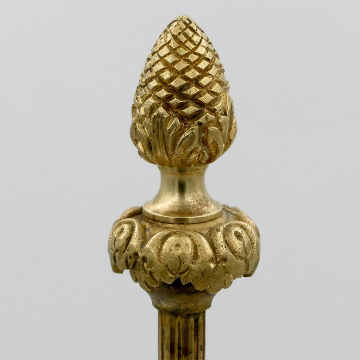 Lampe En Bronze Doré, Napoléon III, Seconde Moitié Du XIXe Siècle.-photo-5