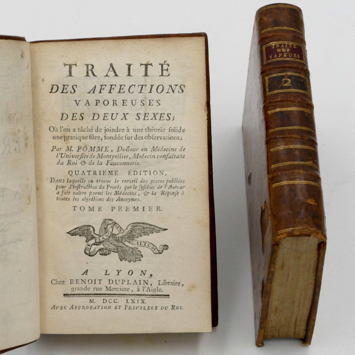 [Médecine] Traité des affections vaporeuses des deux sexes, 1769, 2/2.-photo-3
