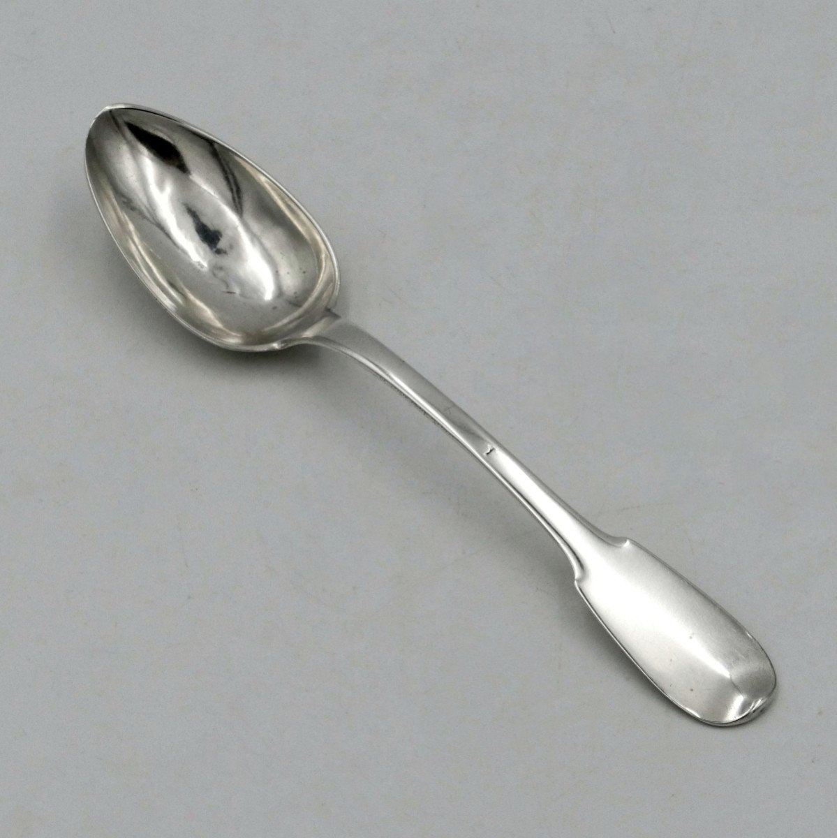 Sterling Silver Spoon, 1819–1838, Department Pyrénées-orientales Hallmark. -photo-2