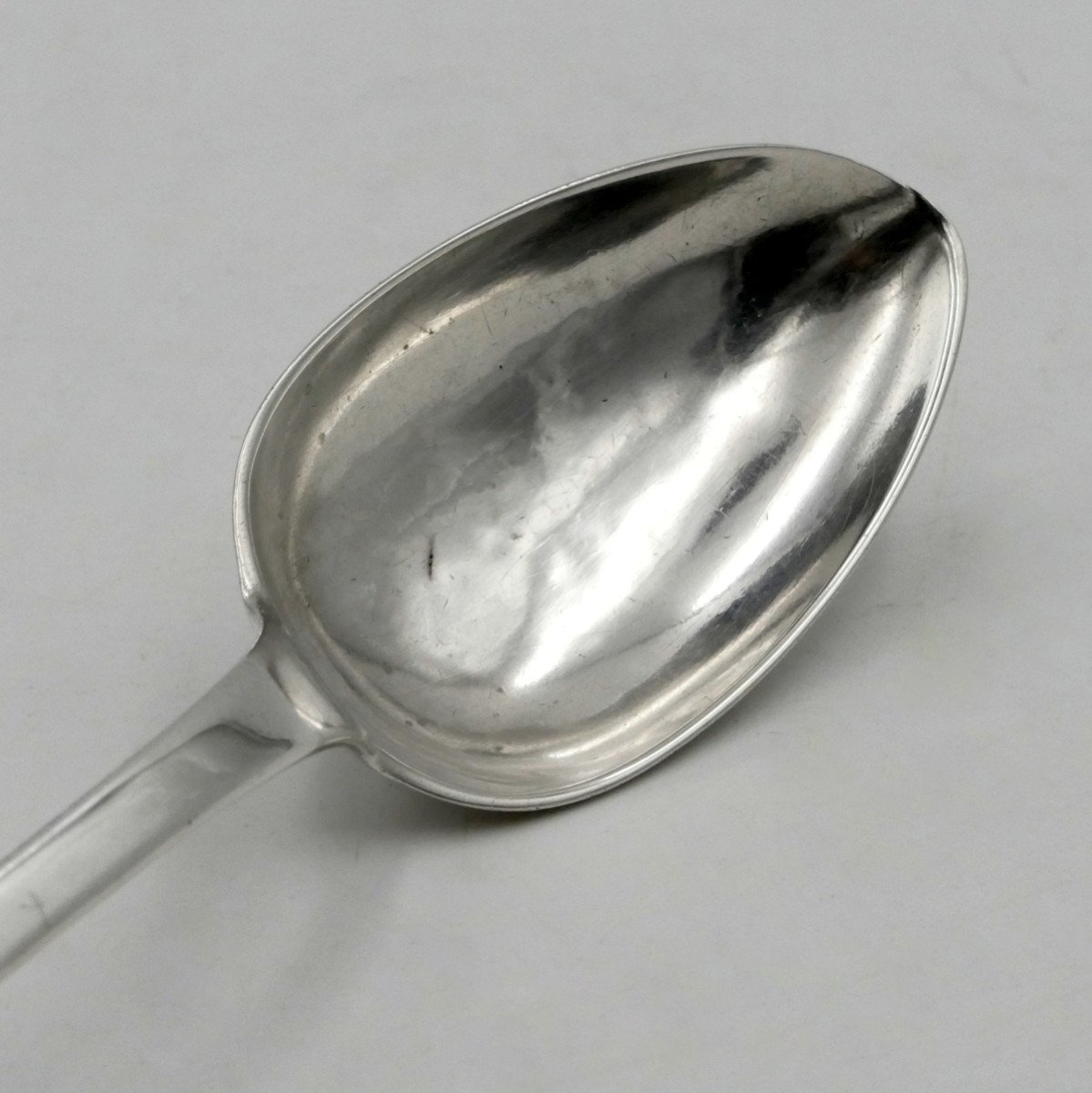 Sterling Silver Spoon, 1819–1838, Department Pyrénées-orientales Hallmark. -photo-3
