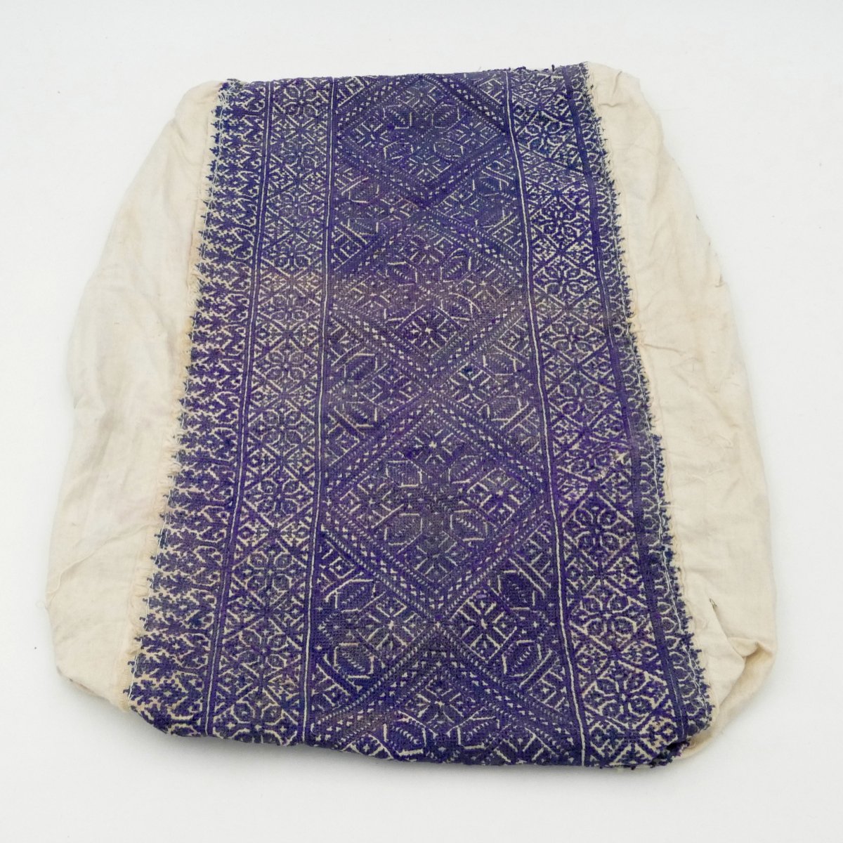 [rare] Fez Stitch Embroidery, Cushion Cover, Morocco 1900 – 1920.-photo-2