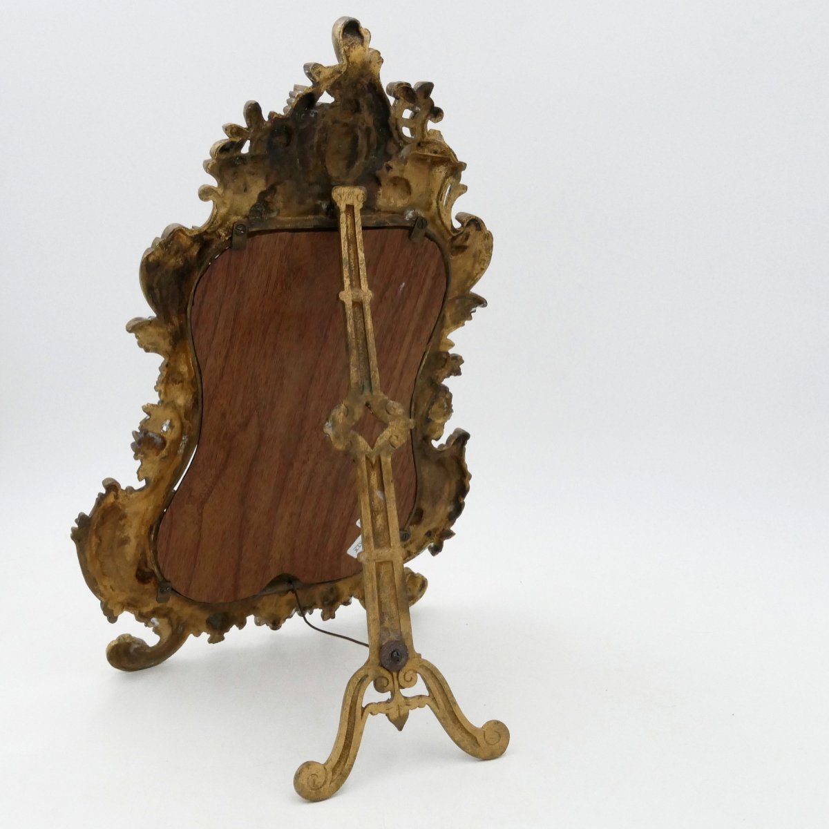 Miroir &agrave; poser en bronze de style rocaille, Napol&eacute;on III.-photo-7