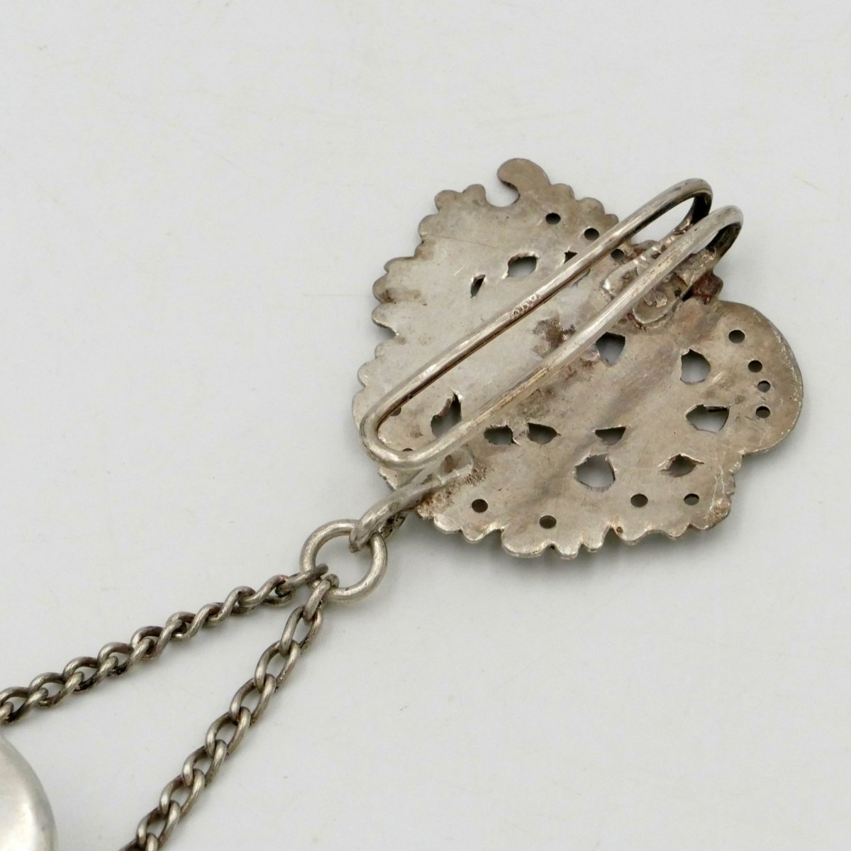 Solid Silver Chatelaine, Italy, Early 20th Century.-photo-1