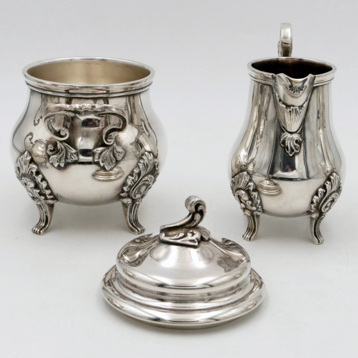 Louis XV Style Silver-plated Tea/coffee Service, 20th Century. -photo-4