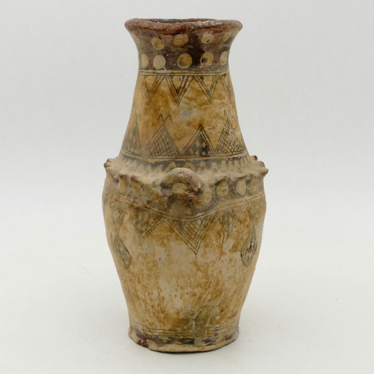 Terracotta Jug Or Amphora, Berber, Kabyle, Early 20th Century.-photo-1