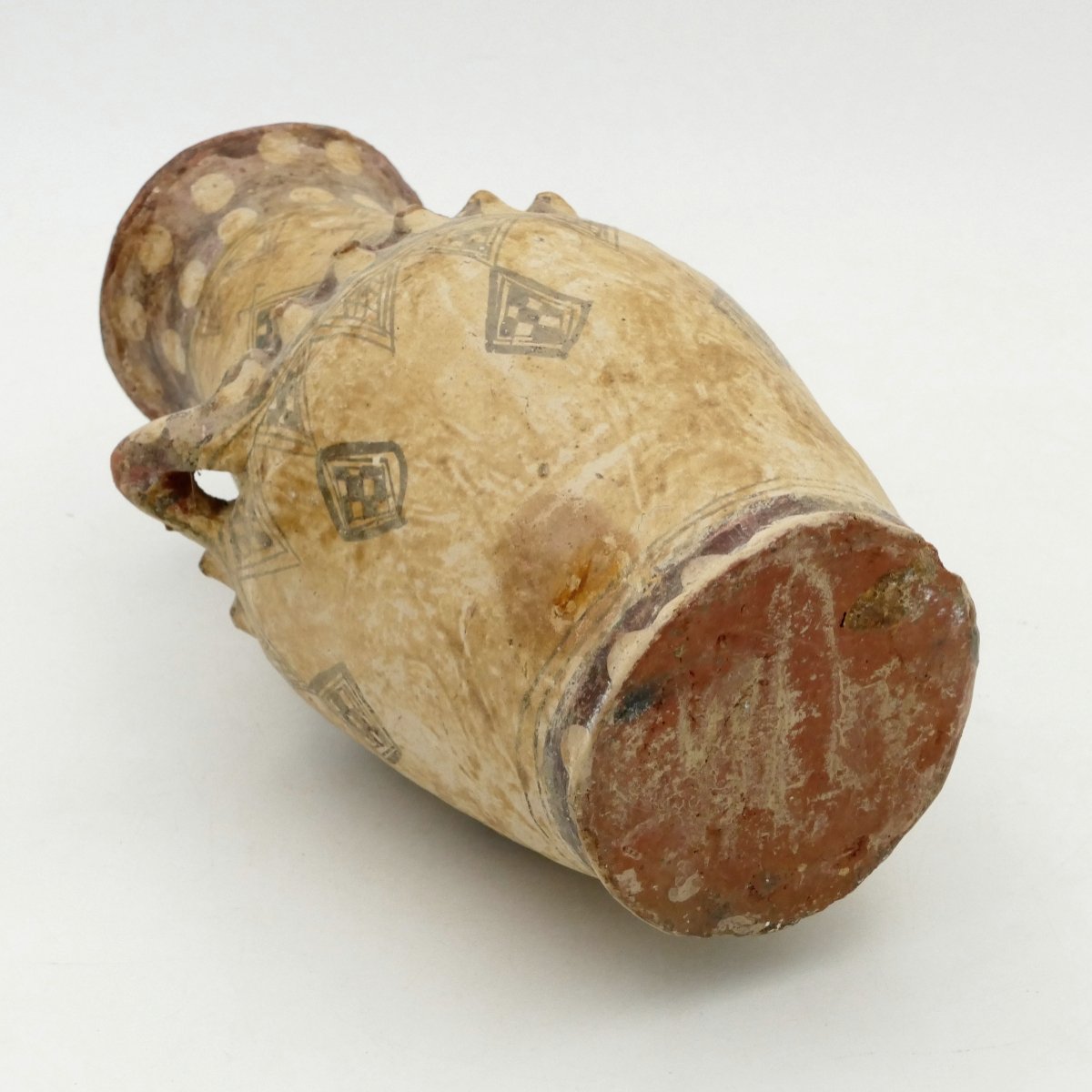 Terracotta Jug Or Amphora, Berber, Kabyle, Early 20th Century.-photo-4
