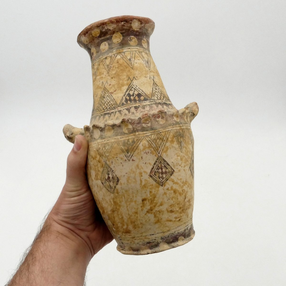 Terracotta Jug Or Amphora, Berber, Kabyle, Early 20th Century.-photo-8