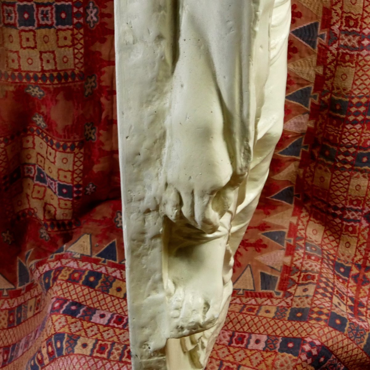 Greek Goddess Of Victory, Plaster, Mid-20th Century. -photo-4