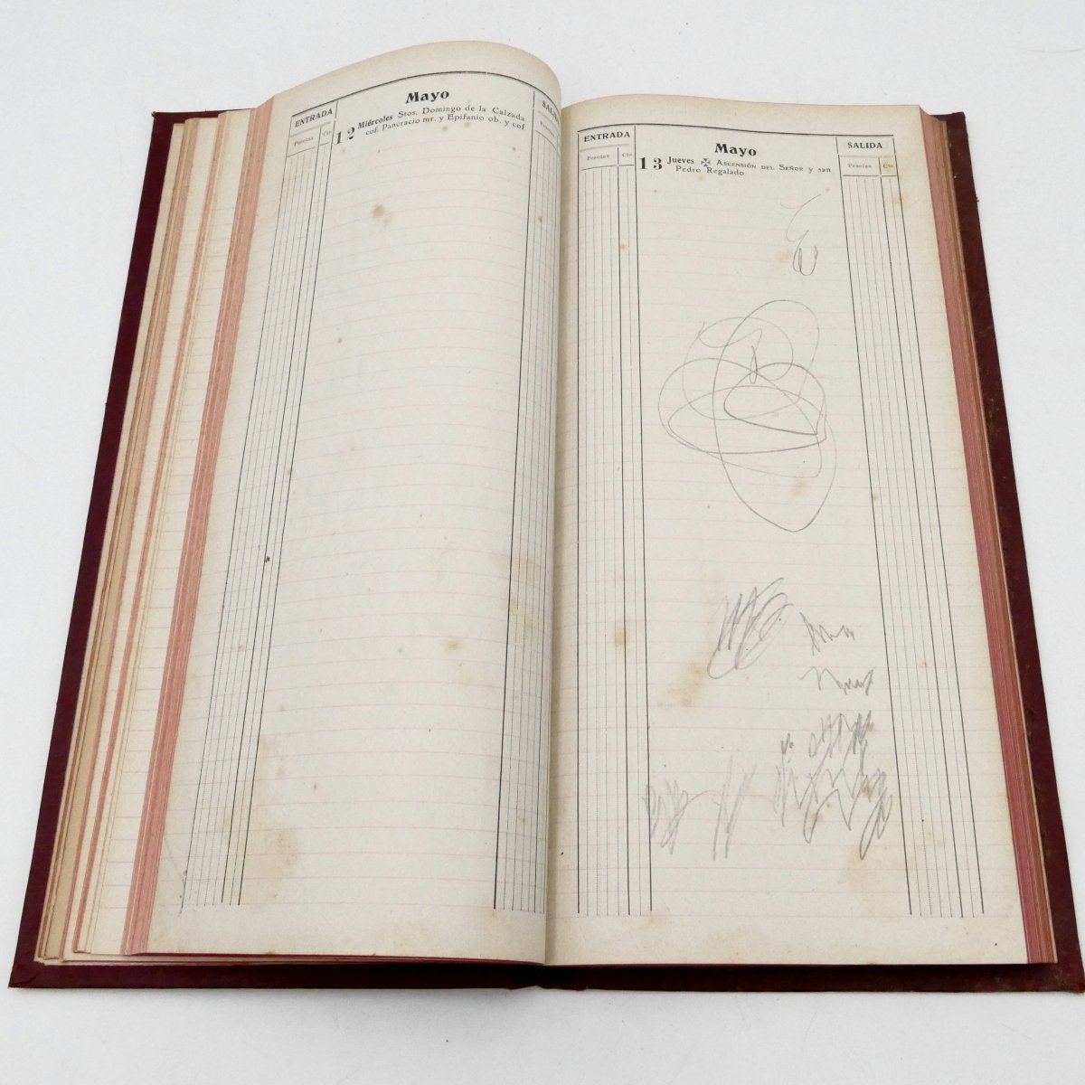 Five Diaries Including "agenda De Bufete", Spain, Art Deco, Madrid, Barcelona.-photo-3