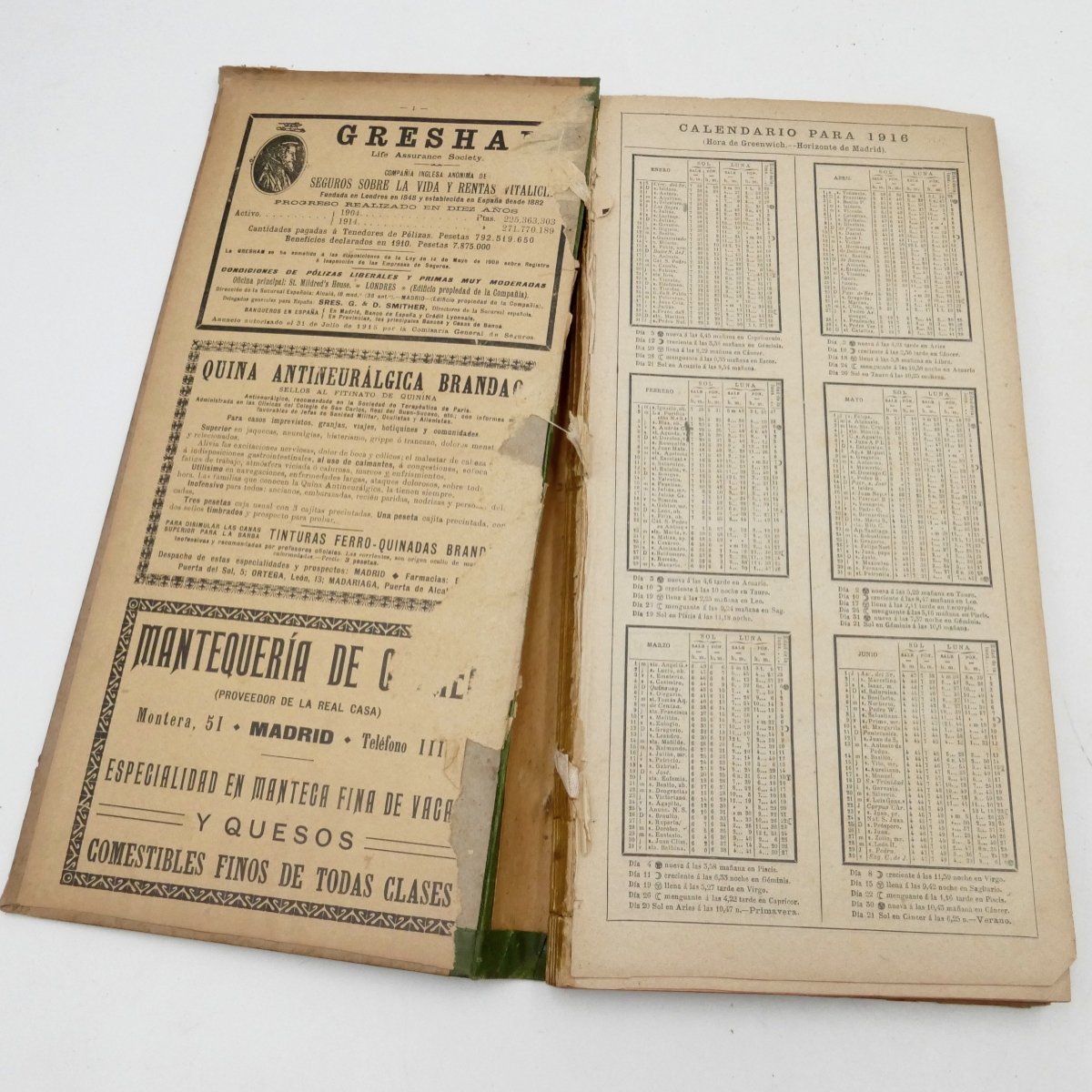 Five Diaries Including "agenda De Bufete", Spain, Art Deco, Madrid, Barcelona.-photo-5